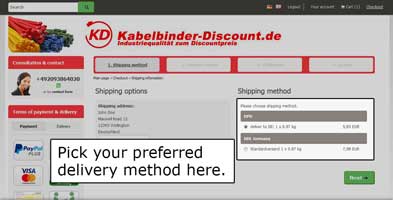 Shipping information