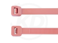 2.5 x 98 mm Kabelbinder, rosa, 100 Stck