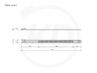 7.2 x 230 mm Edelstahlbinder mit Leiterverschluss, 100 Stck