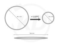 Schrumpfschlauch-Box, 38.1 mm, gelb/grn, 3 m