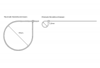 4.8 x 290 mm Kabelbinder hitzestabilisiert, 100 Stck