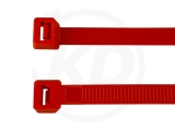 2.5 x 98 mm Kabelbinder, rot, 100 Stck