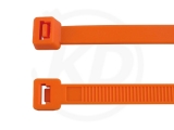 3.6 x 140 mm Kabelbinder, orange, 100 Stck